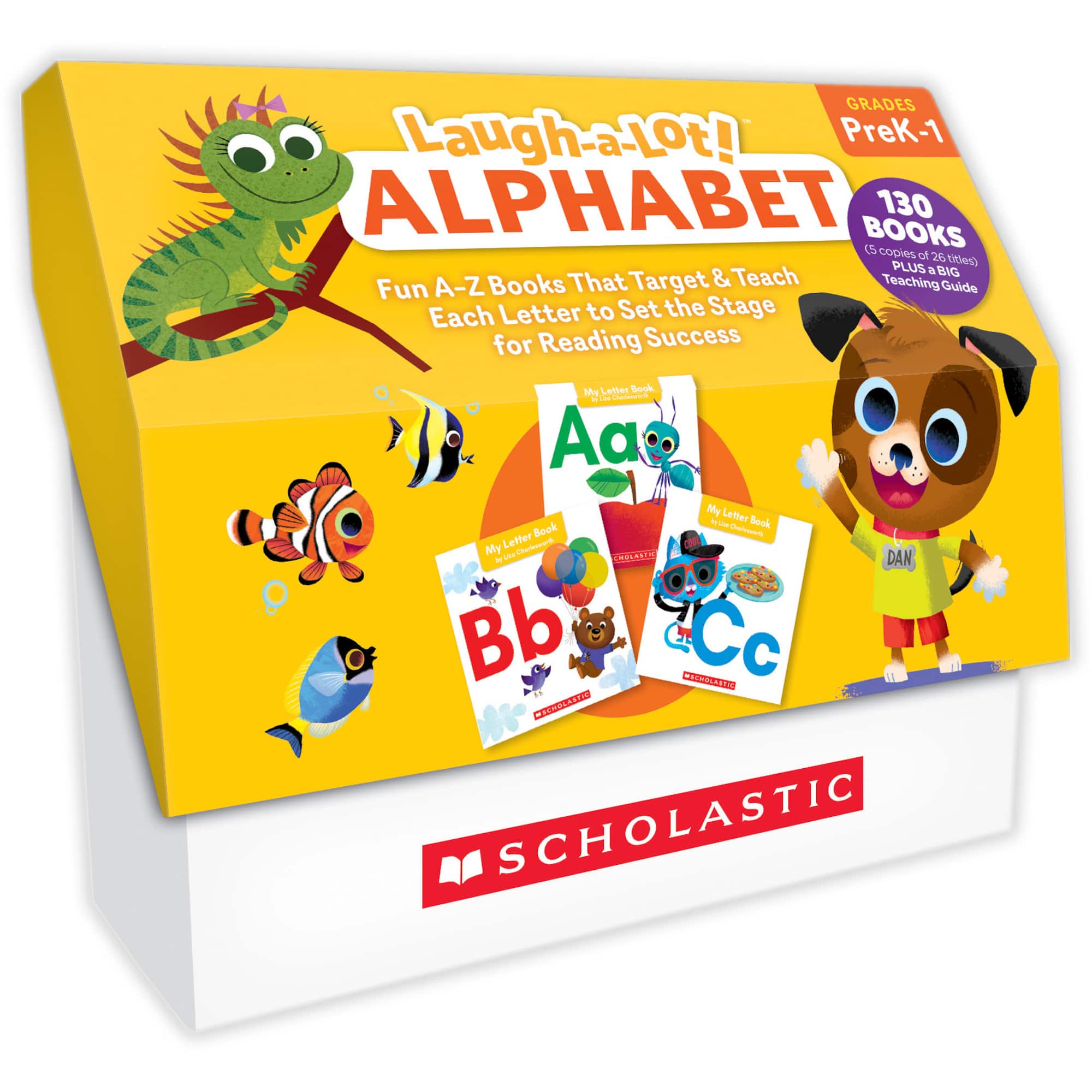 Scholastic Teaching Solutions Laugh A Lot Alphabet Book Set of 130